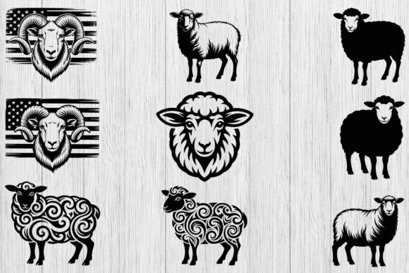 Download Sheep SVG Bundle, Farm Animal Clipart - Sheep svg bundle Collection