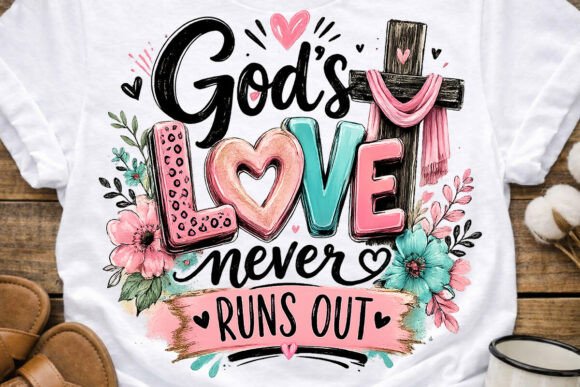 Download God’s Love Never Fails Christian PNG - Premium Bundle